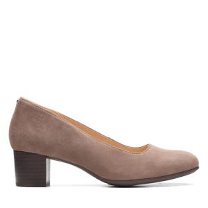 Clarks Linnae Pump Women's Heels Shoes Grey | CLK890DPJ