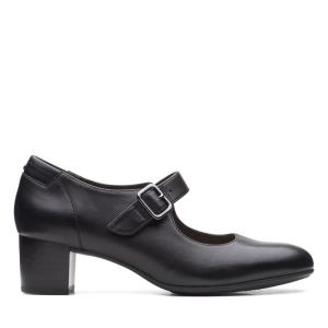 Clarks Linnae Walk Women's Heels Shoes Black | CLK753FZX