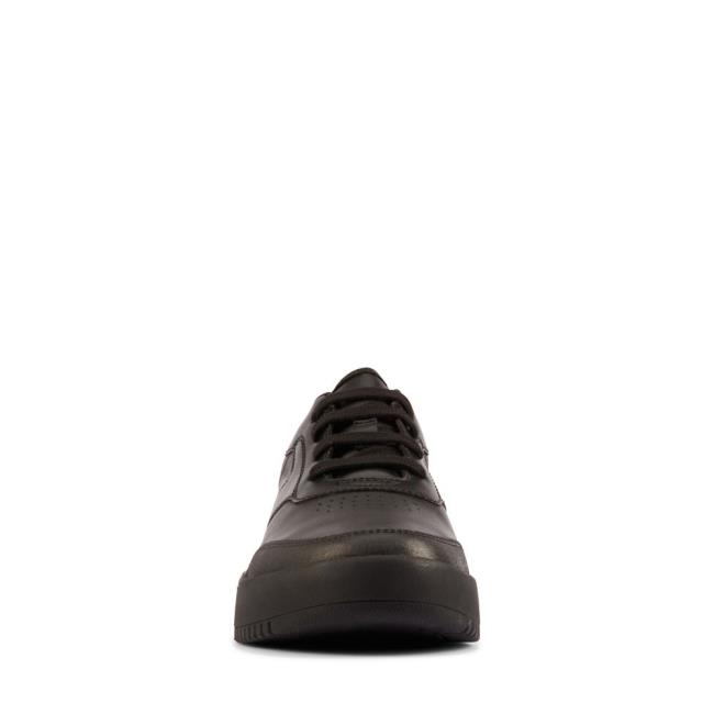 Clarks Tor Sport Flex Youth Girls' School Shoes Black | CLK436HAY